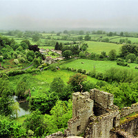 Buy canvas prints of View From Ludlow Castle by Carole-Anne Fooks