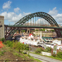 Buy canvas prints of Tyne Bridge by Carole-Anne Fooks