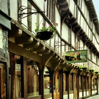 Buy canvas prints of Shrewsbury Streetscape by Carole-Anne Fooks