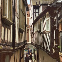 Buy canvas prints of Streetscape Shrewsbury by Carole-Anne Fooks
