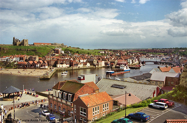 Whitby Holiday Town Picture Board by Carole-Anne Fooks