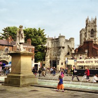 Buy canvas prints of York City, Gate and Minster by Carole-Anne Fooks