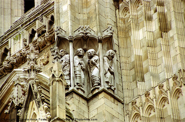 York Minster Sculptures Picture Board by Carole-Anne Fooks
