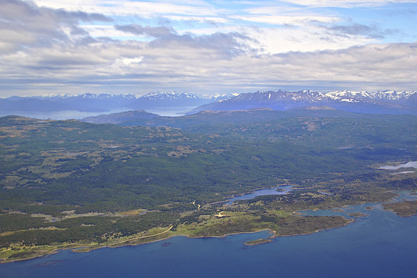 The Beagle Channel Aerial Picture Board by Carole-Anne Fooks