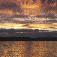 Buy canvas prints of Sunset on the Beagle Channel by Carole-Anne Fooks