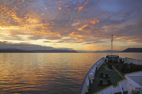 Sunset on the Beagle Channel Picture Board by Carole-Anne Fooks