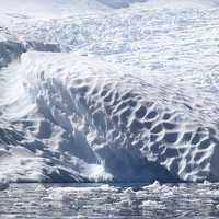 Buy canvas prints of Glacier detail Cierva Cove Antarctica by Carole-Anne Fooks