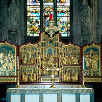 Buy canvas prints of High Altar Lichfield Cathedral England by Carole-Anne Fooks