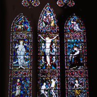 Buy canvas prints of Stained Glass Lichfield Cathedral by Carole-Anne Fooks
