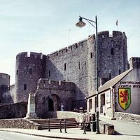 Buy canvas prints of Pembroke Castle Pembroke-shire Wales by Carole-Anne Fooks