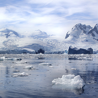 Buy canvas prints of Glaciers in Cierva Cove Antarctica by Carole-Anne Fooks