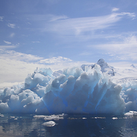 Buy canvas prints of Cierva Cove Iceberg & Glaciers by Carole-Anne Fooks