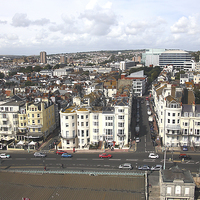 Buy canvas prints of    Brighton From The Ferris Wheel by Carole-Anne Fooks