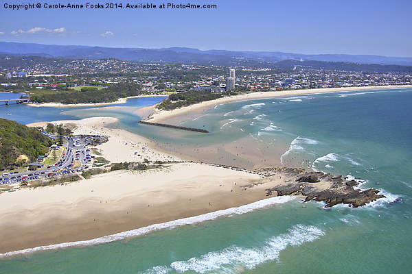   Gold Coast Aerial Picture Board by Carole-Anne Fooks
