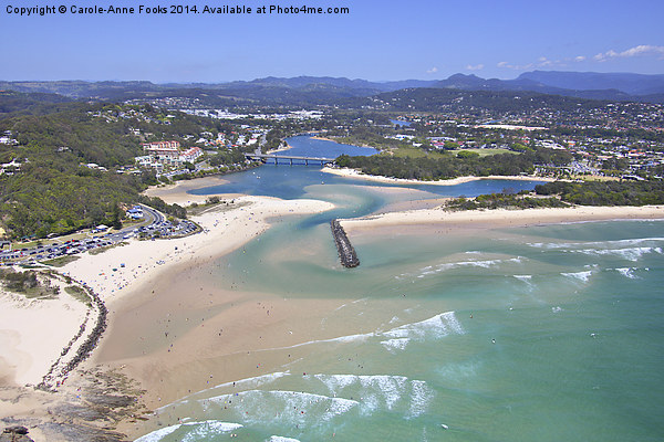   Gold Coast Aerial Picture Board by Carole-Anne Fooks