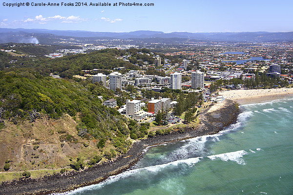   Burleigh Heads Gold Coast Picture Board by Carole-Anne Fooks