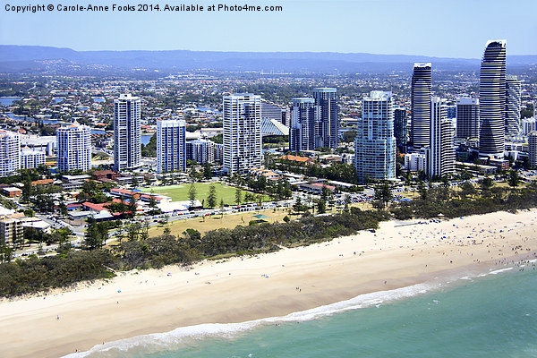  Surfers Paradise Along the Gold Coast Picture Board by Carole-Anne Fooks