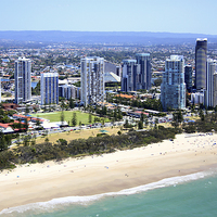 Buy canvas prints of  Surfers Paradise Along the Gold Coast by Carole-Anne Fooks