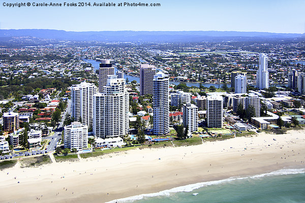   High Rise at Surfers Paradise Picture Board by Carole-Anne Fooks
