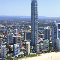 Buy canvas prints of   High Rise at Surfers Paradise by Carole-Anne Fooks