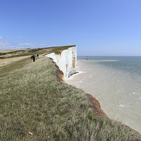 Buy canvas prints of  Seven Sisters From The Cliffs East Of Birling Gap by Carole-Anne Fooks
