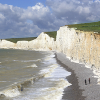 Buy canvas prints of   Seven Sisters From Birling Gap by Carole-Anne Fooks