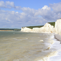 Buy canvas prints of    Seven Sisters From Birling Gap by Carole-Anne Fooks