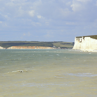 Buy canvas prints of   Seven Sisters From Birling Gap   by Carole-Anne Fooks