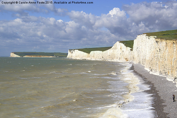    Seven Sisters From Birling Gap   Picture Board by Carole-Anne Fooks