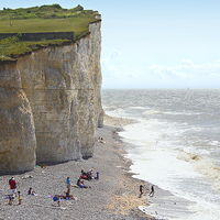 Buy canvas prints of    Seven Sisters From Birling Gap   by Carole-Anne Fooks