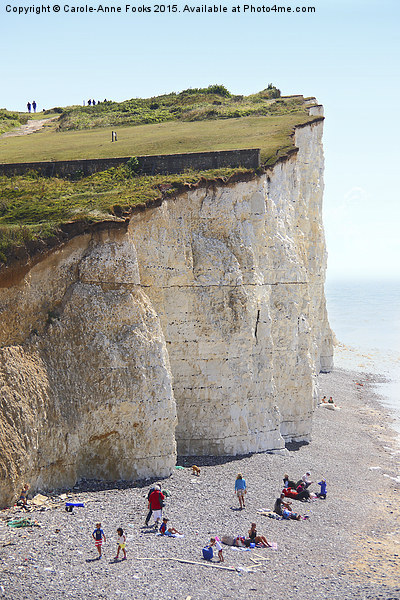     Seven Sisters From Birling Gap   Picture Board by Carole-Anne Fooks