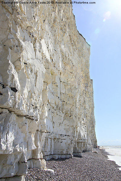    Seven Sisters Cliffs At Birling Gap  Picture Board by Carole-Anne Fooks