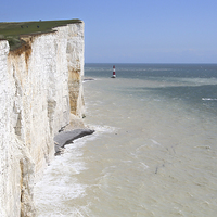 Buy canvas prints of   Seven Sisters From The Top Of The Cliffs by Carole-Anne Fooks