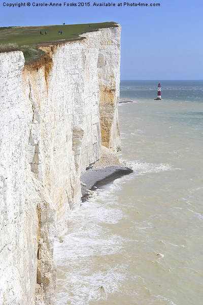  Seven Sisters From The Top Of The Cliffs Picture Board by Carole-Anne Fooks