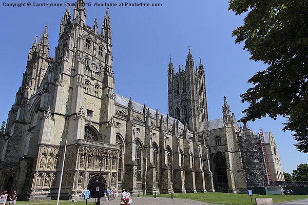  Canterbury Cathedral, Kent, England Picture Board by Carole-Anne Fooks