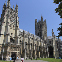 Buy canvas prints of  Canterbury Cathedral, Kent, England by Carole-Anne Fooks