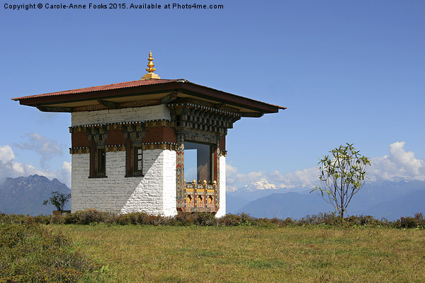  Shrine at the Druk Wangyal Khangzang, Bhutan Picture Board by Carole-Anne Fooks