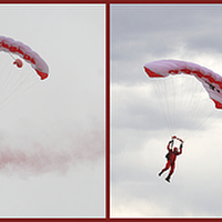 Buy canvas prints of  Army Red Beret Parachute Team Member by Carole-Anne Fooks