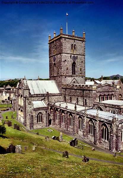  St David's Cathedral. Pembrokeshire, Wales Picture Board by Carole-Anne Fooks