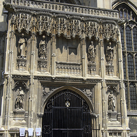 Buy canvas prints of  Main Entrance Canterbury Cathedral by Carole-Anne Fooks