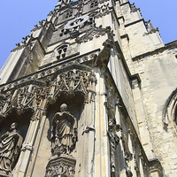 Buy canvas prints of  Tower, Canterbury Cathedral by Carole-Anne Fooks