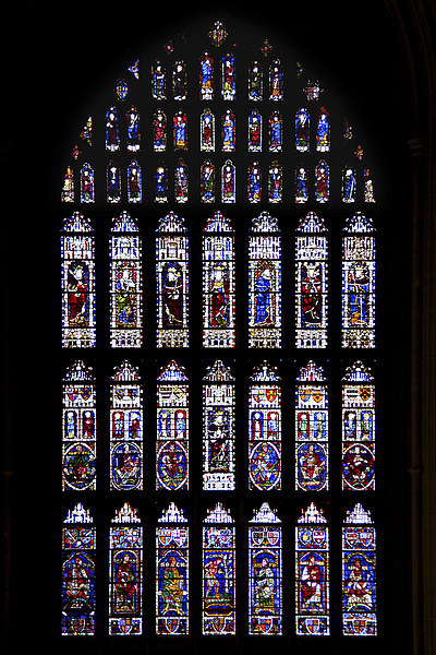 The Great South Window Canterbury Cathedral Picture Board by Carole-Anne Fooks