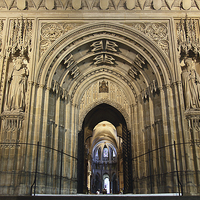 Buy canvas prints of  The Great Screen Canterbury Cathedral by Carole-Anne Fooks