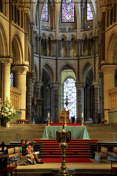  The High Altar and Apse Canterbury Cathedral Picture Board by Carole-Anne Fooks