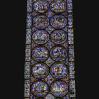 Buy canvas prints of  Stained Glass in Canterbury Cathedral by Carole-Anne Fooks