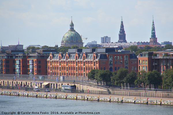 Copenhagen, City of Spires Picture Board by Carole-Anne Fooks