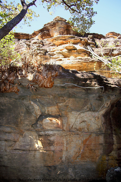 Aboriginal Rock Art in the Landscape Picture Board by Carole-Anne Fooks