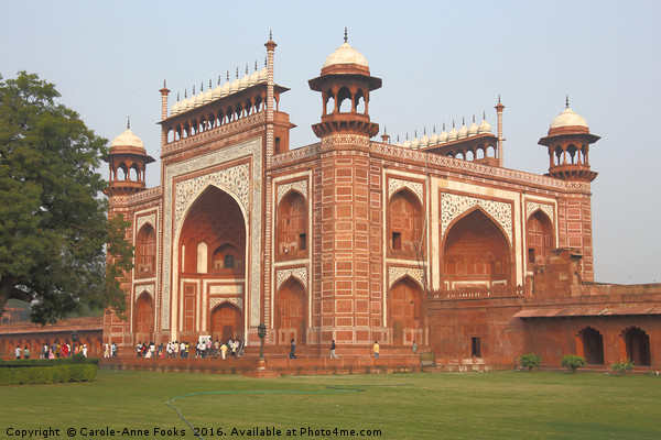 Gateway at the Taj Mahal Picture Board by Carole-Anne Fooks