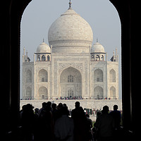 Buy canvas prints of Taj Mahal Through The Gate by Carole-Anne Fooks