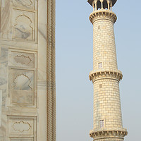 Buy canvas prints of Taj Mahal Minaret by Carole-Anne Fooks